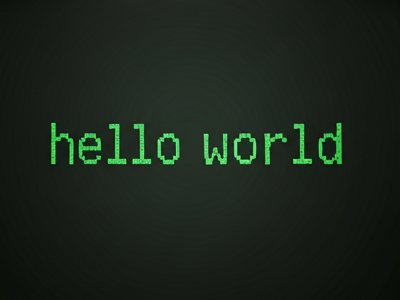 Hello world!